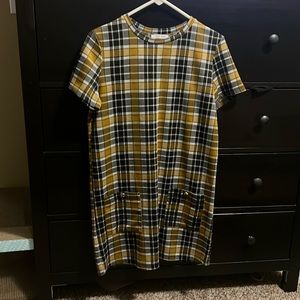 Zara plaid dress